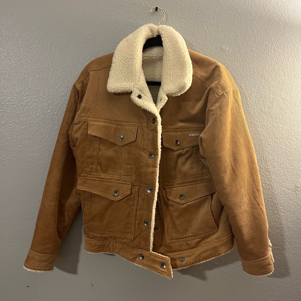 Wool reversible Volcom womens jacket